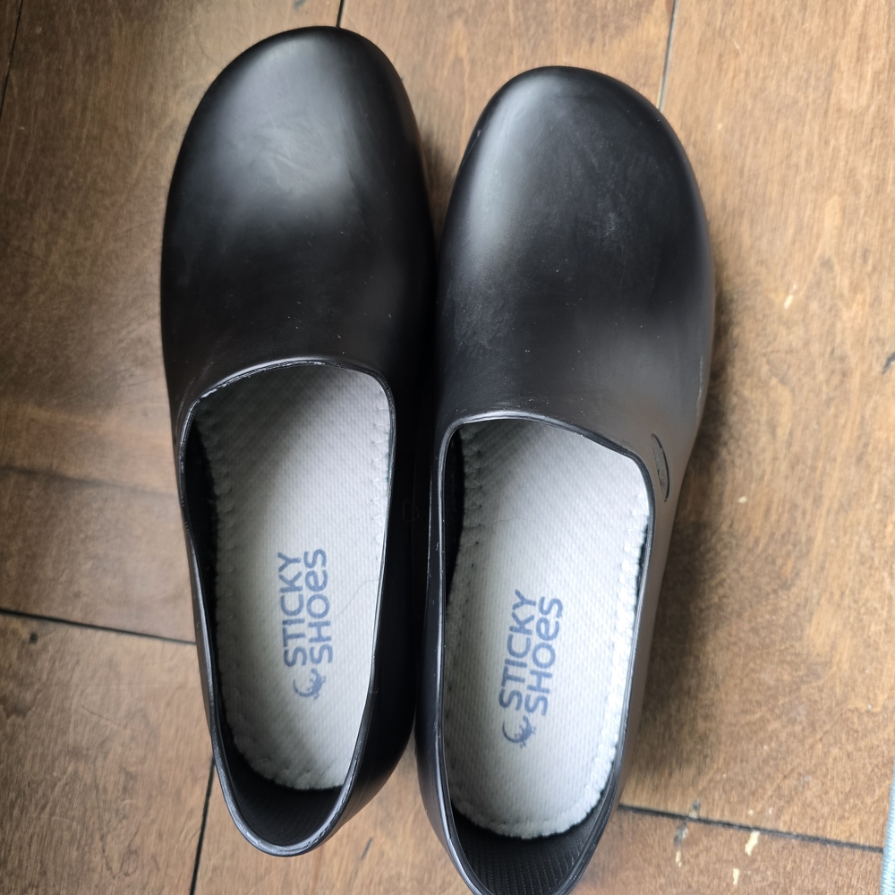 Women's Black Slip-On Shoes